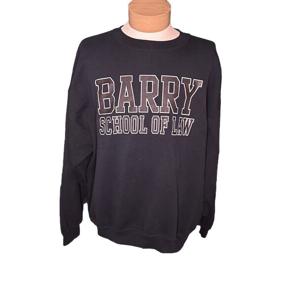Vintage 90’s Barry School Of Law Crewneck Sweatshirt - Picture 1 of 3